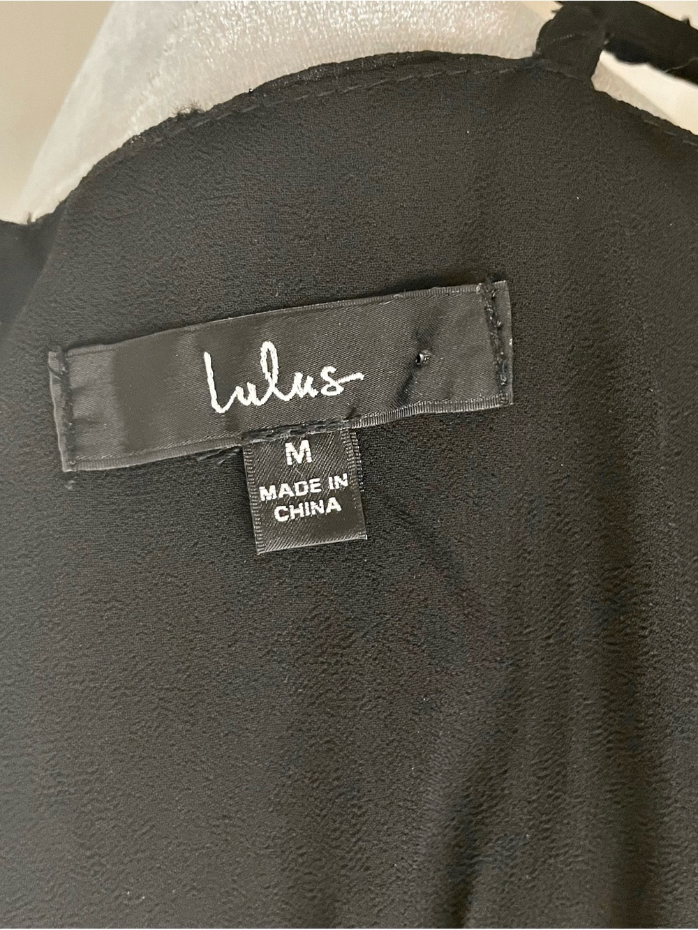 Lulu's Black Spaghetti-Strap Ruched Ruffle Maxi Dress - Picture 5 of 5